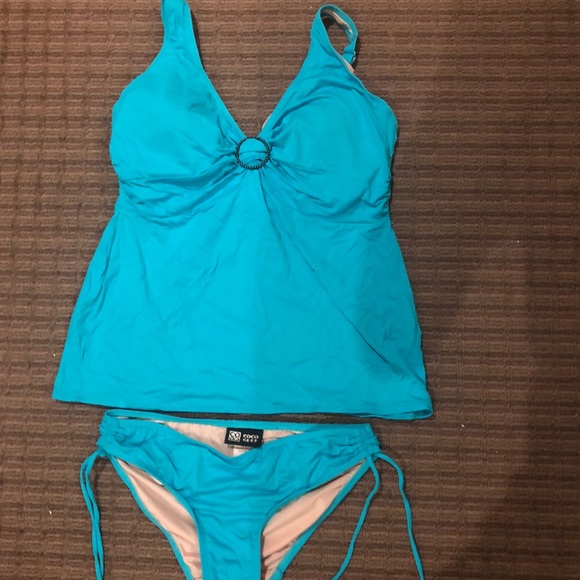 Blue tankini - underwire coco reef - Picture 1 of 5